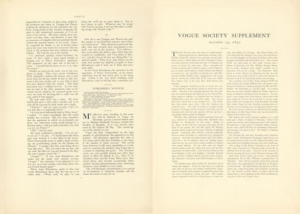 Vogue Society Supplement