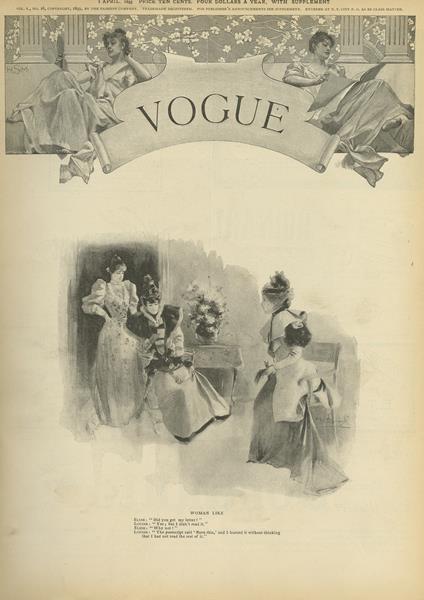 Issue: - April 1 1893 | Vogue