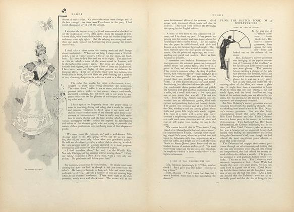 From the Sketch Book of a Boulevardier