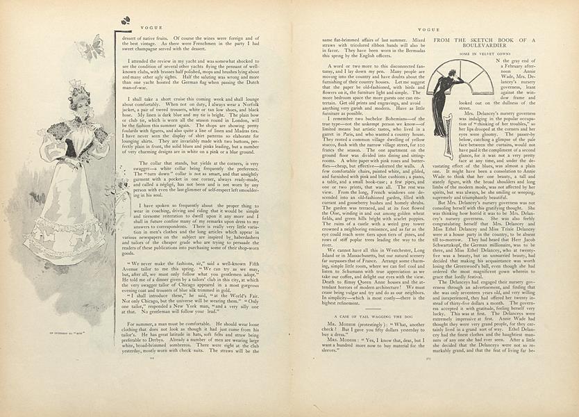 From the Sketch Book of a Boulevardier