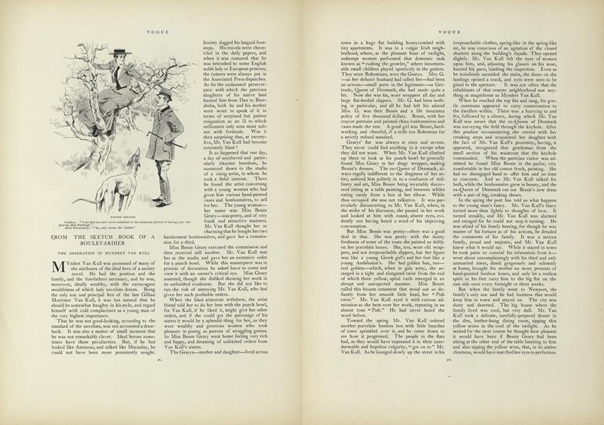 From the Sketch Book of a Boulevardier