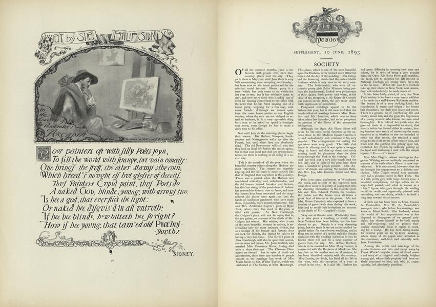 Vogue Supplement, 10 June 1893
