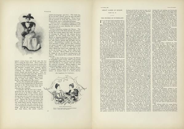 Great Ladies of Europe, Paper No. III: The Duchess of Sutherland