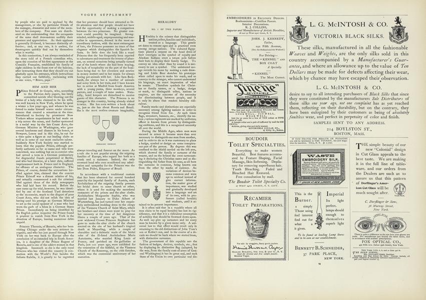 Heraldry: No. 1 of Two Papers