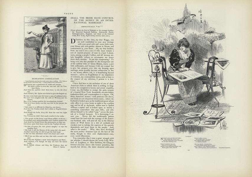 Shall the Bride Have Control of the Money In An International Marriage?  Emphatically "No"!