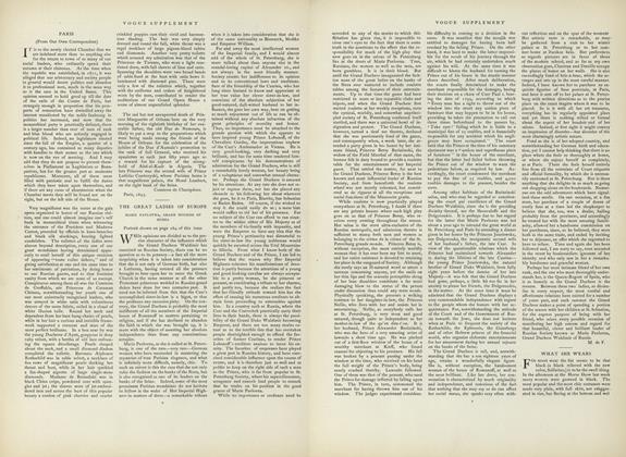 The Great Ladies of Europe