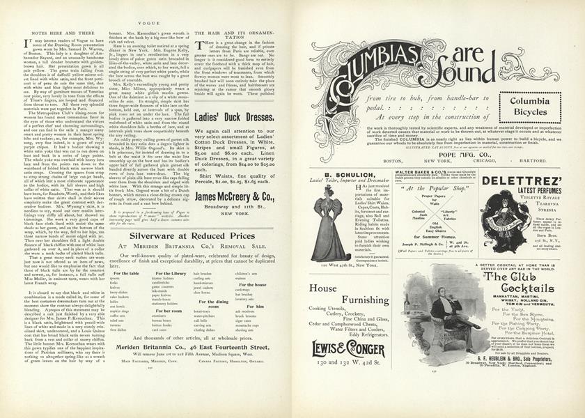 The Hair and Its Ornamentation | Vogue | MAY 31, 1894