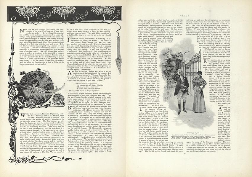 Now That We Have Adopted Golf...