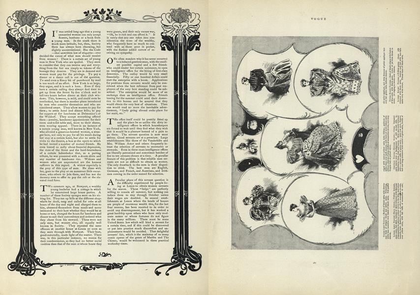 It Was Settled Long Ago That a Young Unmarried Woman...