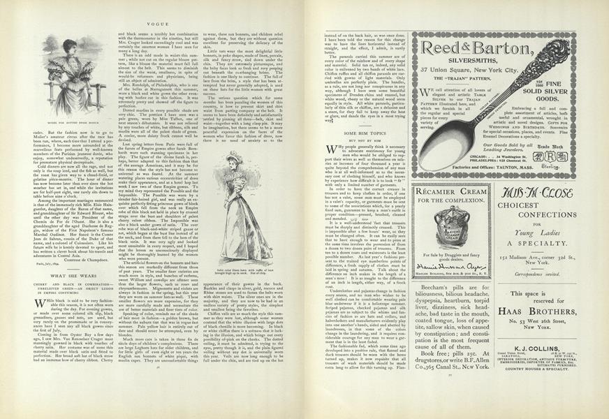 Some Him Topics: But Not by Him