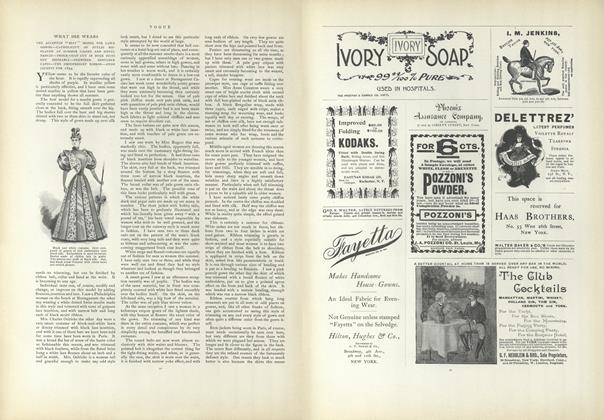 What She Wears: The Accepted "Best" Model for Lawn Gowns