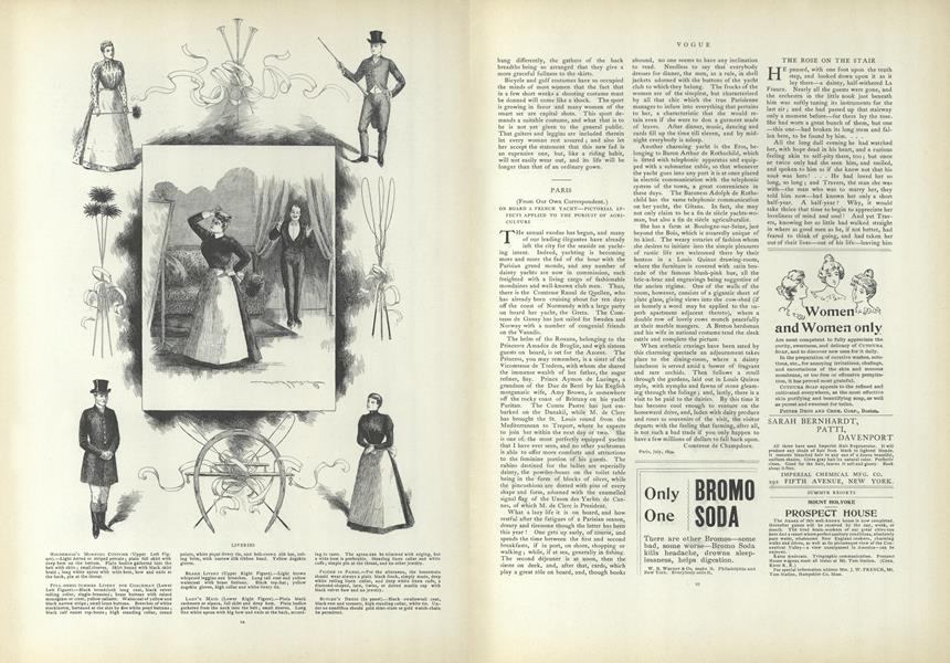 Paris: On Board a French Yacht...