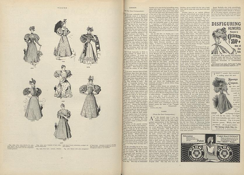 London | Vogue | JUNE 27, 1895