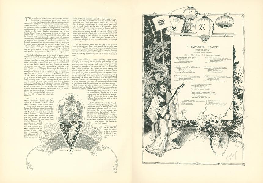 The Question of Mixed Clubs Being Under Informal Discussion...