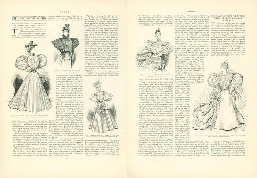 What She Wears: Morning Toilettes...