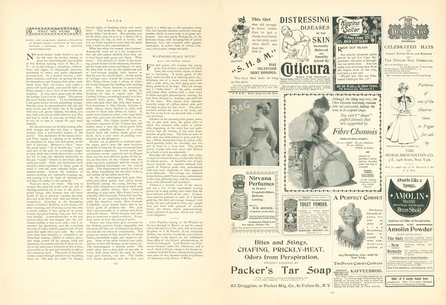 What She Wears: Picnic and Clam-Bake Frocks...