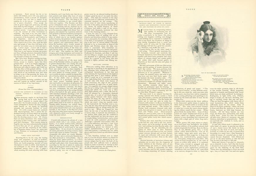 Paris: Luxury the Keynote of Fashions at the French Capital...