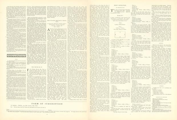 Miss Pauline Whitney's Trousseau