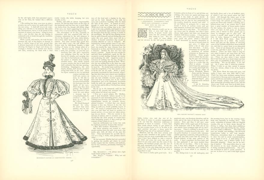 As Seen by Him: Delays in Settling in His Country House...