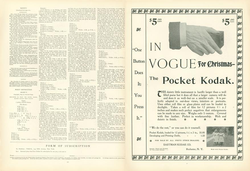 Whist Instruction–Hand V.