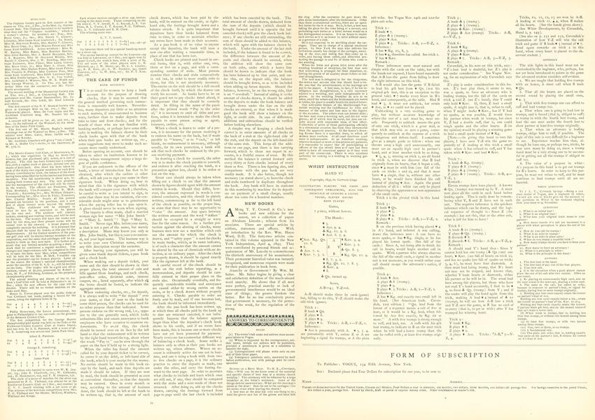 Whist Instruction: Hand VI