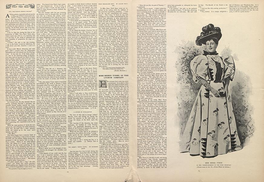 What They Read: Gyp, the Famous French Writer