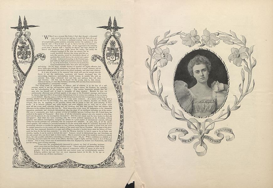 “When I See a Woman Like Calve..."