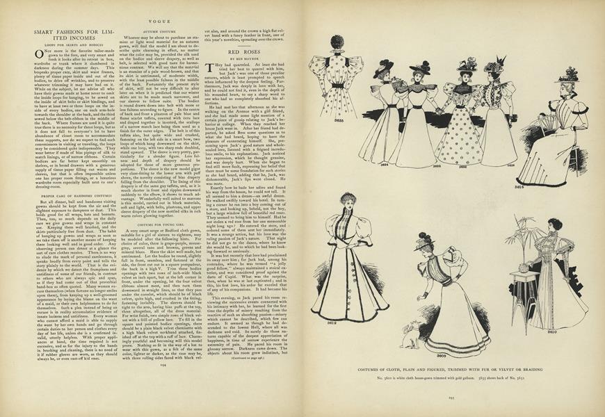 Smart Fashions for Limited Incomes: Loops for Skirts and Bodices