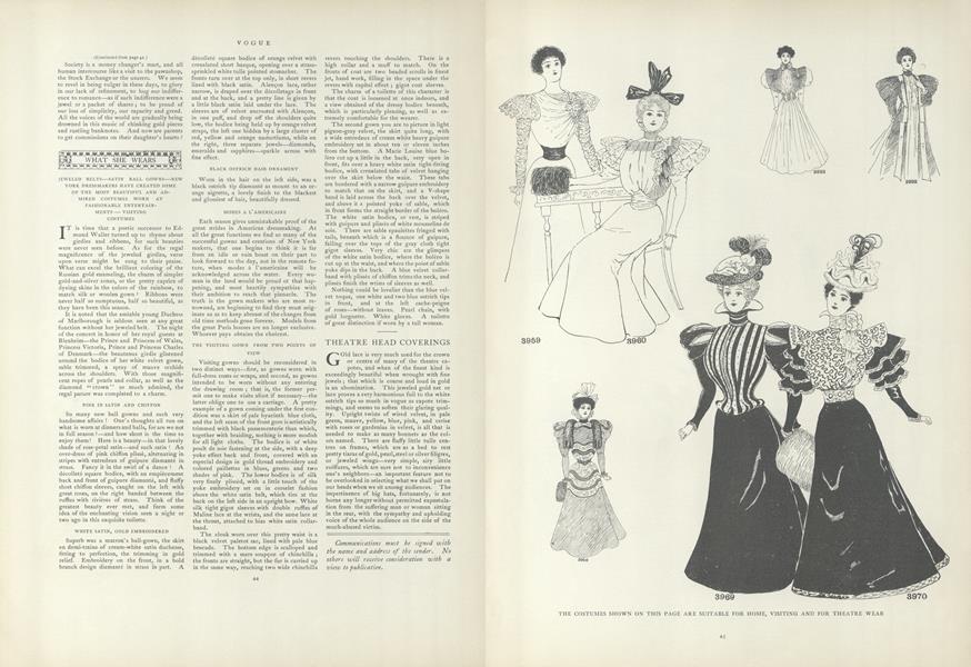 What She Wears: Jeweled Belts... | Vogue | JANUARY 21, 1897