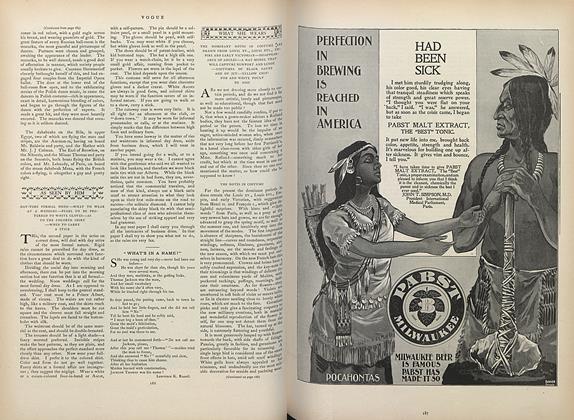 What She Wears: The Dominant Notes In Costume are Drawn from Louis XIV...