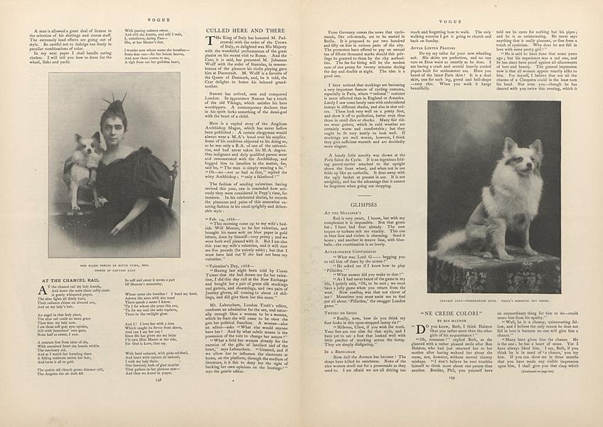 Culled Here and There