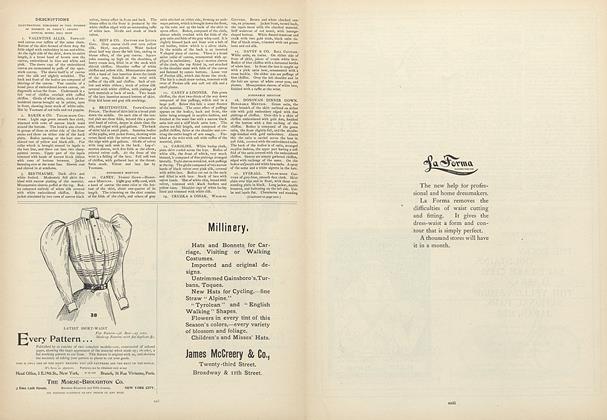 Descriptions: Illustration Published In this Number of Exhibits in Vogue's Second Annual Model Doll Show