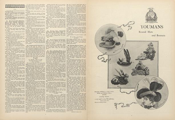 Answers to Correspondents