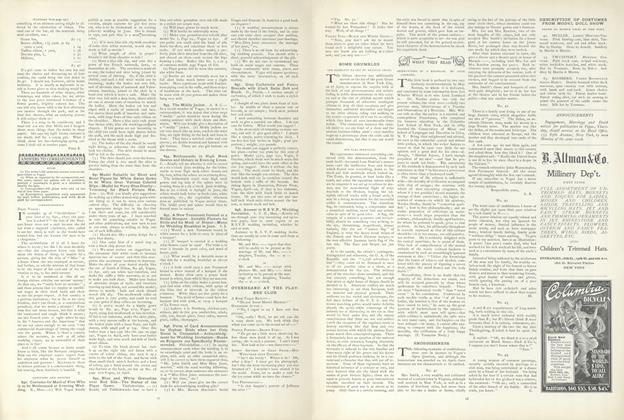 Answers to Correspondents