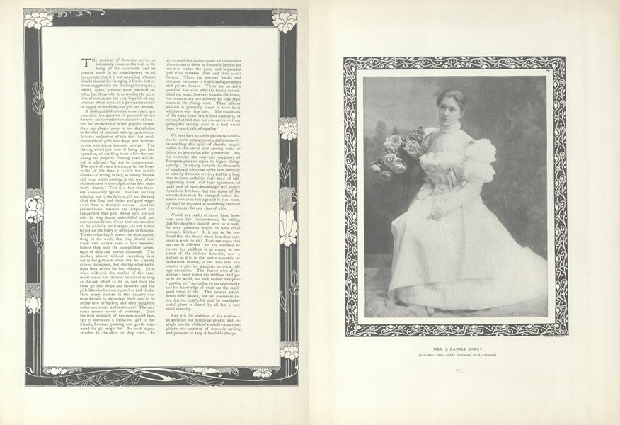 Social Essay: The Problem of Domestic Service