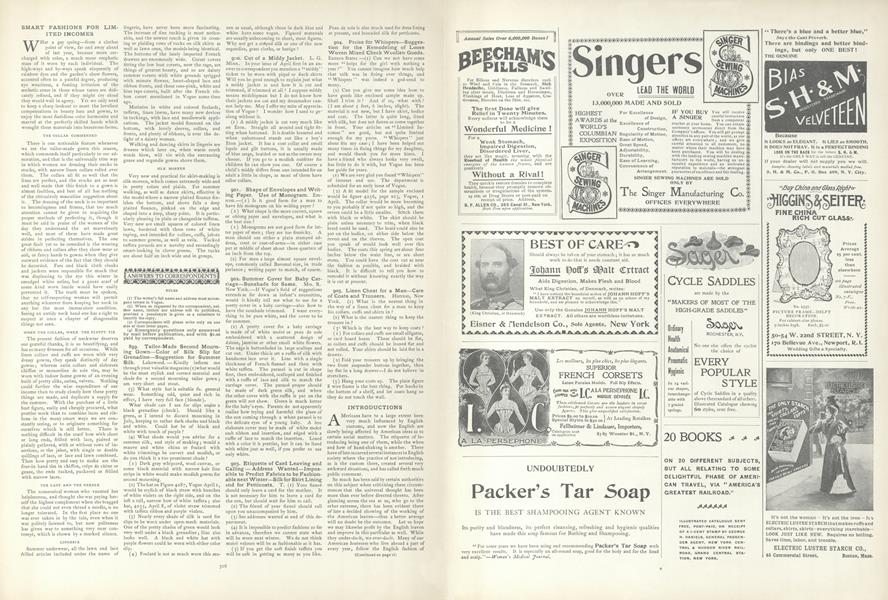 Answers to Correspondents