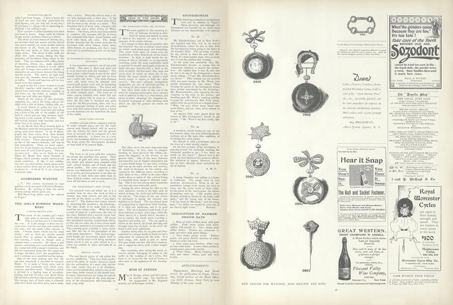 The Girl's Summer Wardrobe