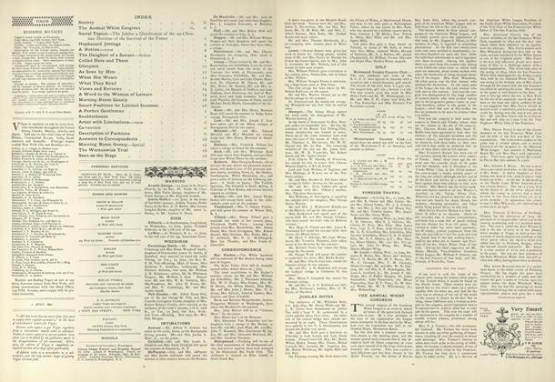 The Annual Whist Congress