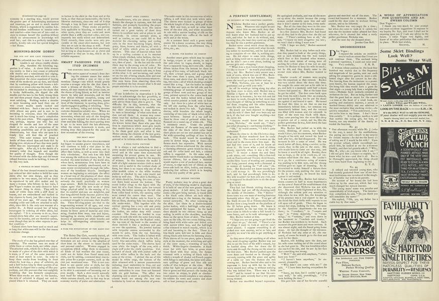 Smart Fashions for Limited Incomes: The Sporting Dress Prevalent