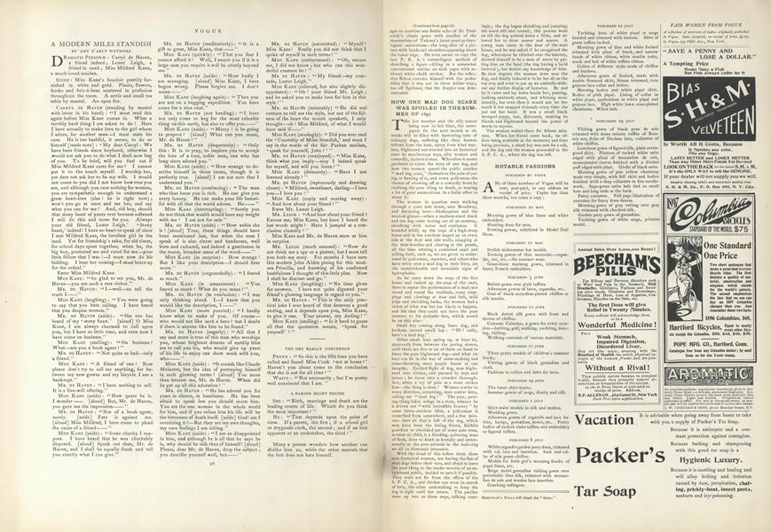 How One Mad Dog Scare Was Spoiled in the Summer of 1897