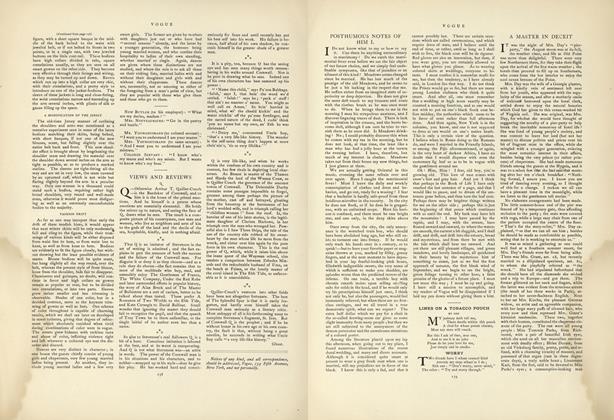 Posthumous Notes of Him I