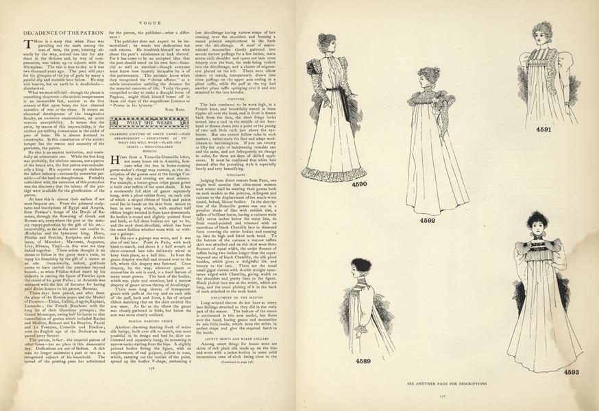 What She Wears: Charming Costume of Green Gauze...