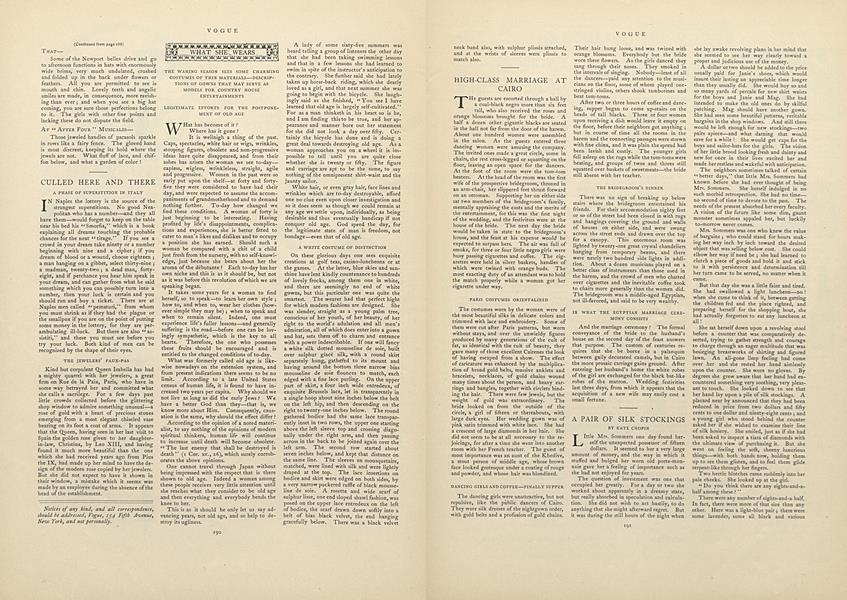 High-Class Marriage at Cairo