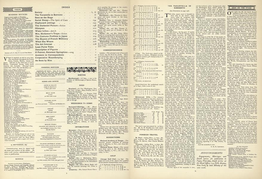 The Tarantella in Sorrento