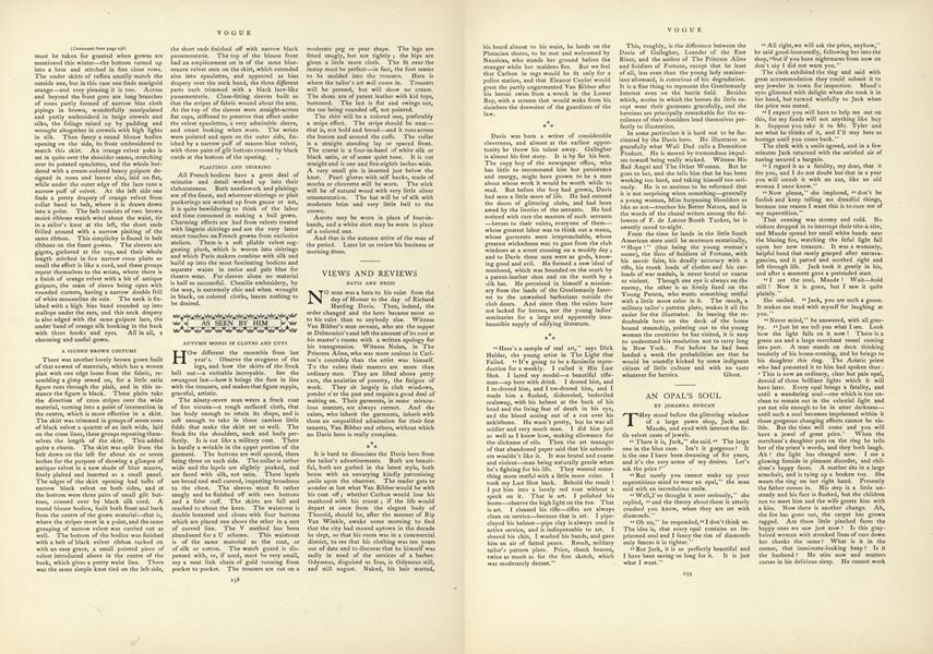 Views and Reviews: Davis and Dress