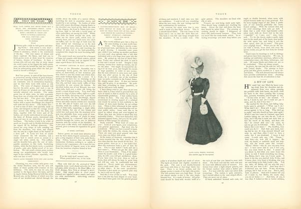 As Seen by Him: A Clothes-Indifferent Man of Means...