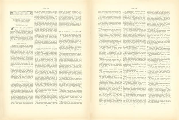 On a Summer Afternoon