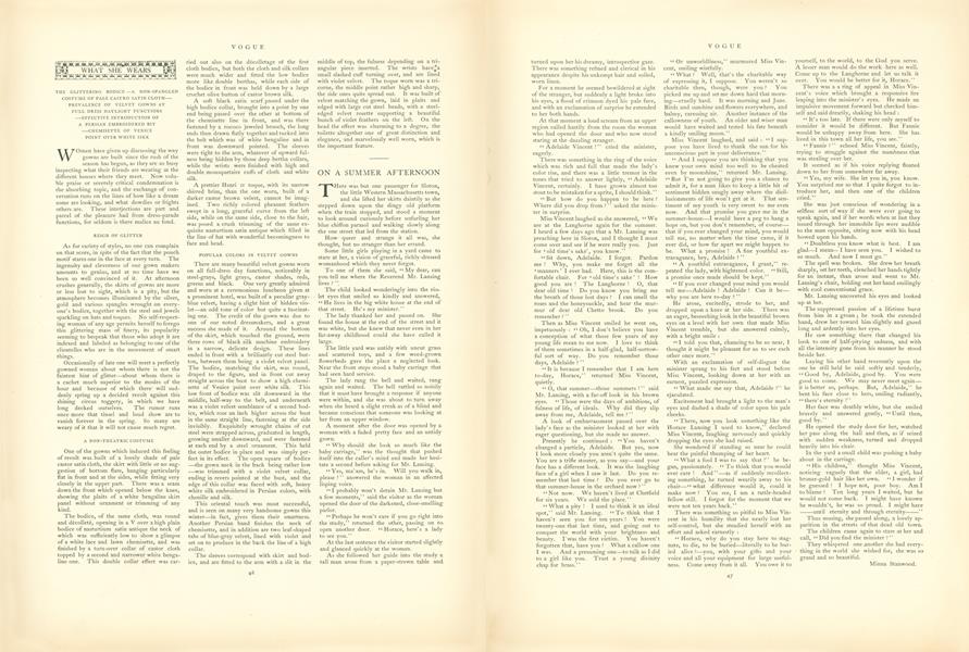 On a Summer Afternoon