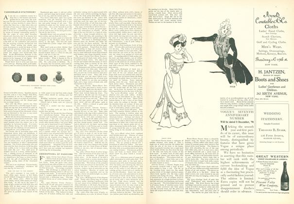 DESCRIPTIONS OF FASHIONS