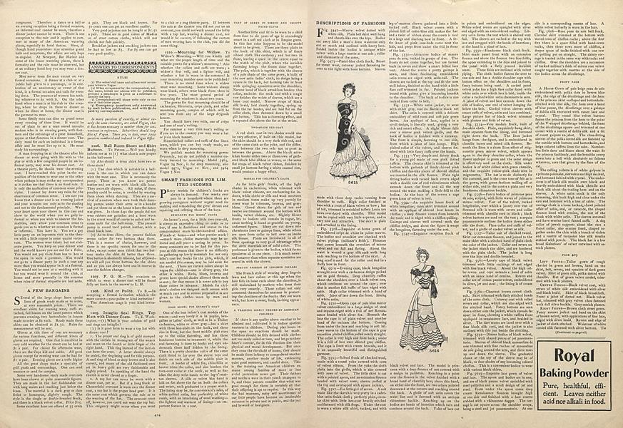 Descriptions of Fashions